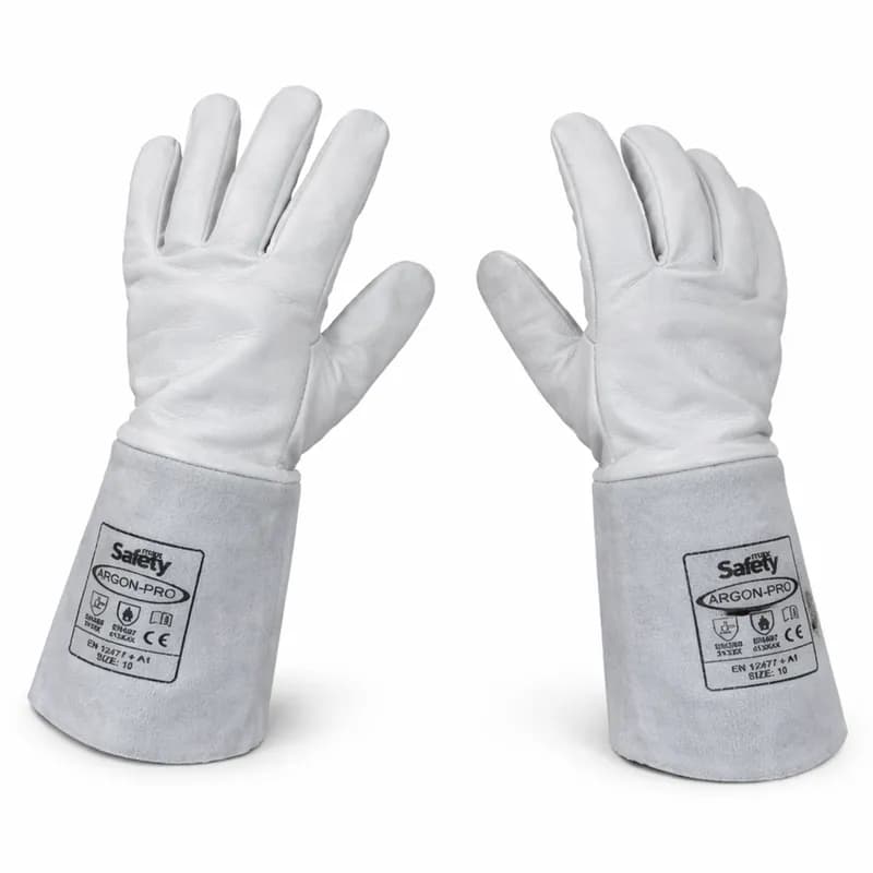Max Safety Argon Eldiven Beyaz NO:10