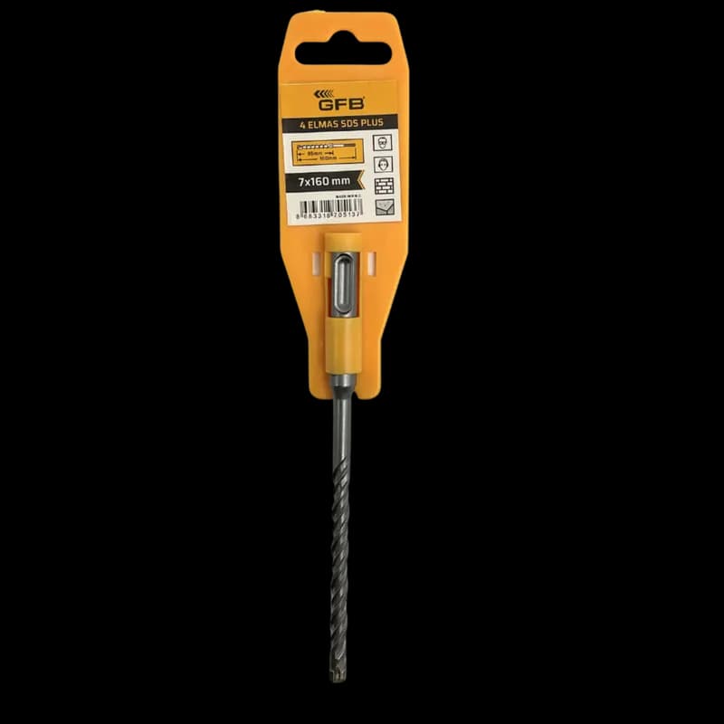 GFB 4 Elmaslı SDS Plus Matkap Ucu 7x160 mm 2080