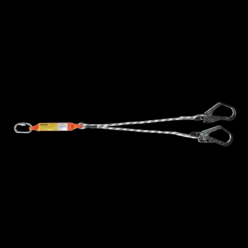 KARAM Çift Kollu Statik Halatlı Lanyard KA341