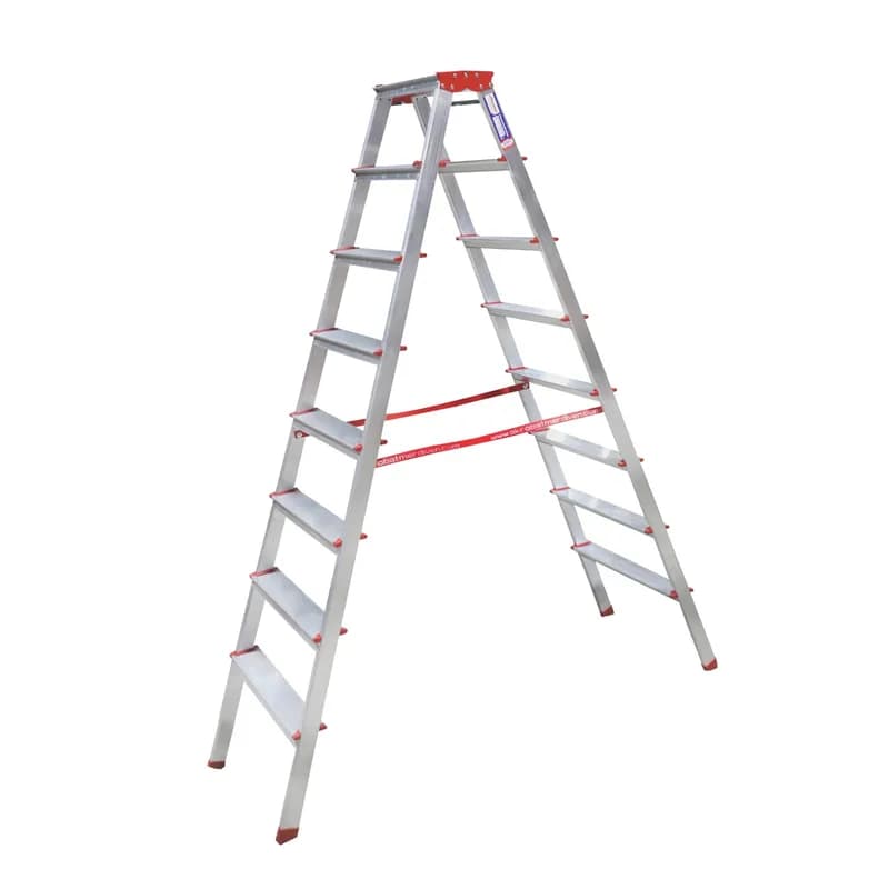 AKROBAT Alüminyum Çift Çıkışlı Merdiven 8 Li