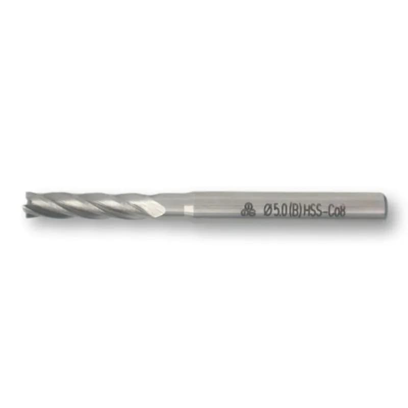 MTE HSSE Parmak Freze Uzun DIN844 5 mm 276220500