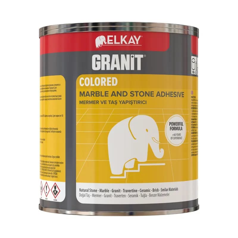 Elkay Granit Mermer Yapıştırıcı EB25 1000 gr Bej