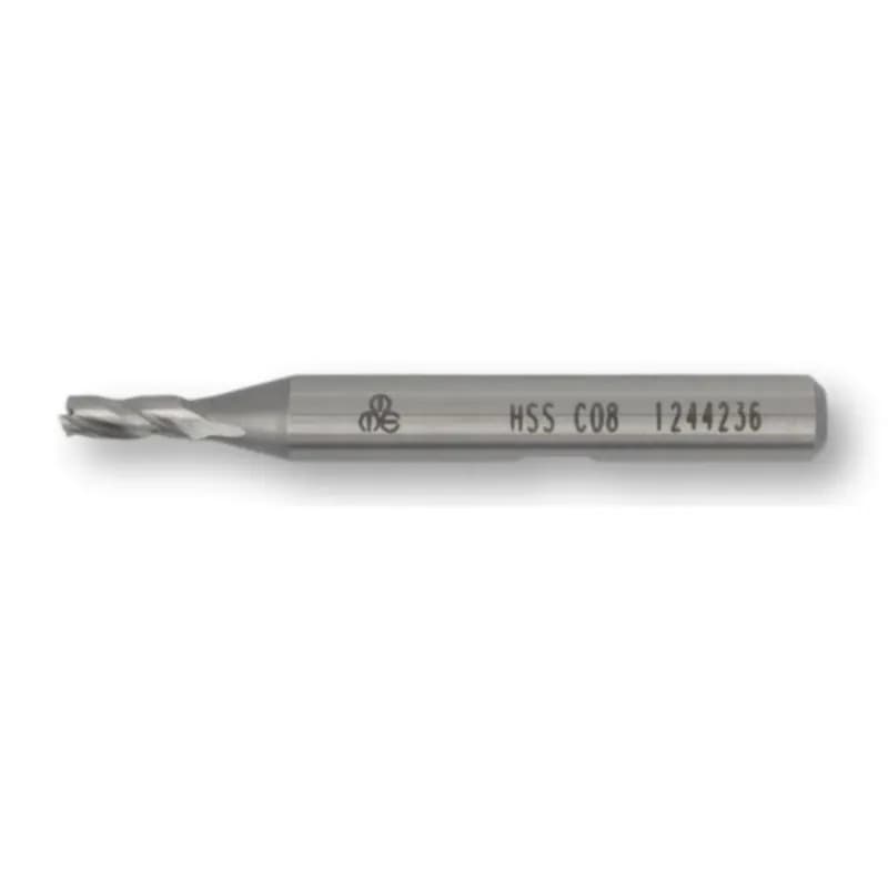 MTE HSSE Parmak Freze Kısa DIN844 4 mm 276180400