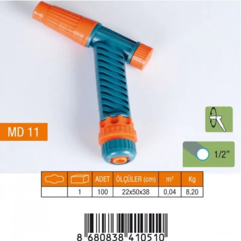 MEDALYAN Plastik Tabanca Lans Lux 1/2" MD-11