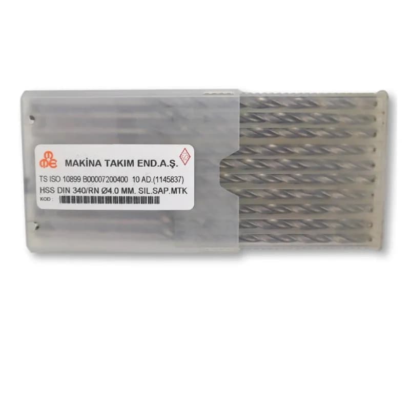MTE HSS Uzun Matkap Ucu DIN/340 4 mm 7200400