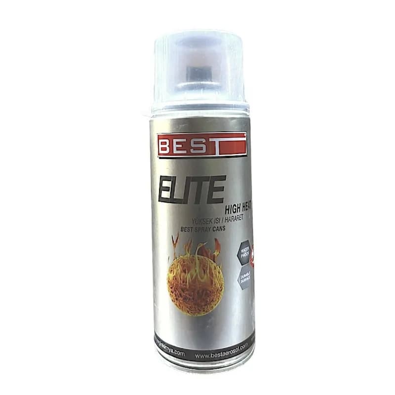 BEST Yüksek Isı (Hararet) Boyası 400 ml Siyah