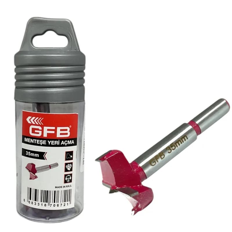 GFB Menteşe Yeri Açma Ucu 35 mm KOD:2307