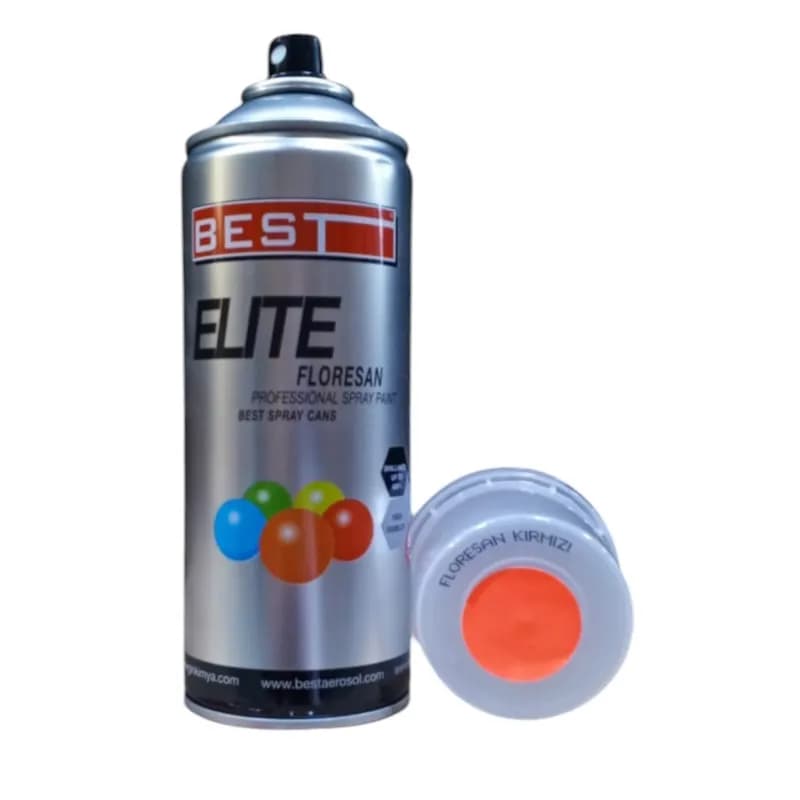 BEST Floresan Sprey Boya 400 ml Kırmızı