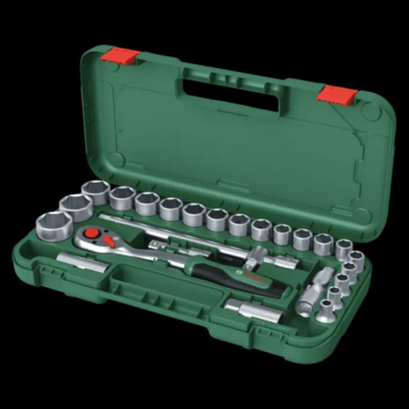 Bosch Ratcheting Socket Set 25-piece 1/2" 1600A02Z9F