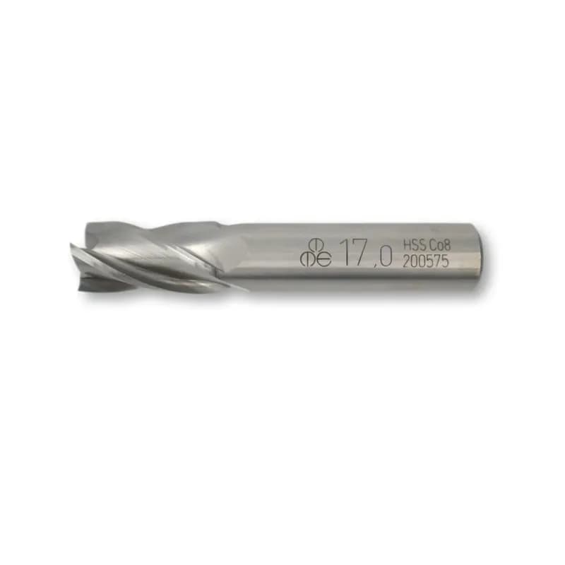 MTE HSSE Parmak Freze Kısa DIN844 17 mm 276181700