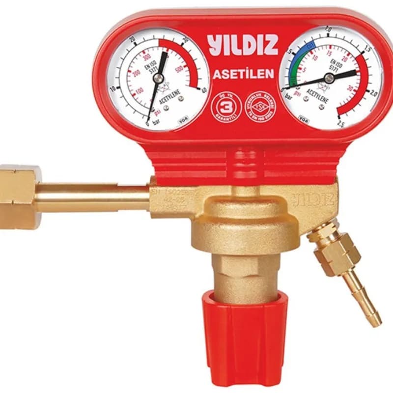 YILDIZGAZ 5311S Asetilen Basınç Düşürücü 0.15 bar