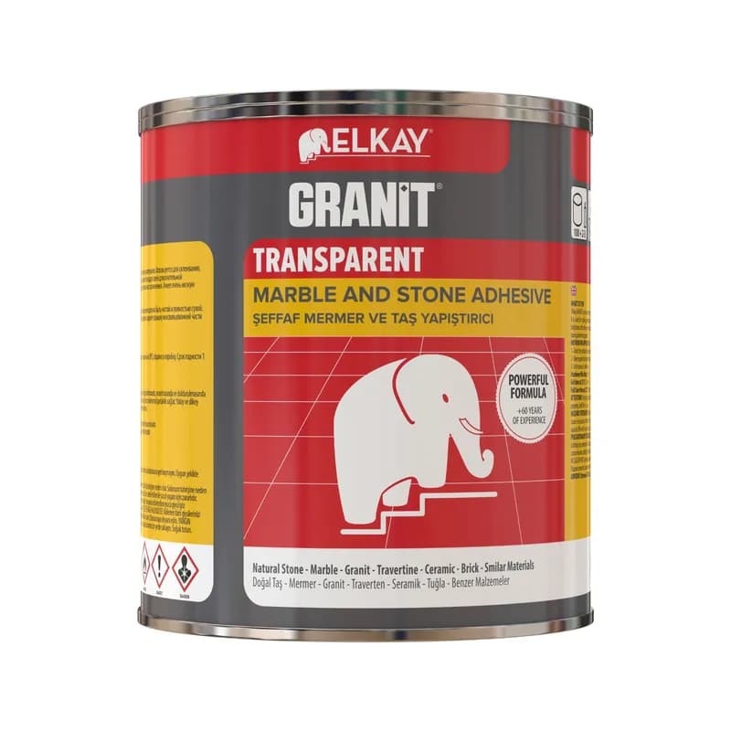 Elkay Granit Mermer Yapıştırıcı EB30 800 gr Şeffaf