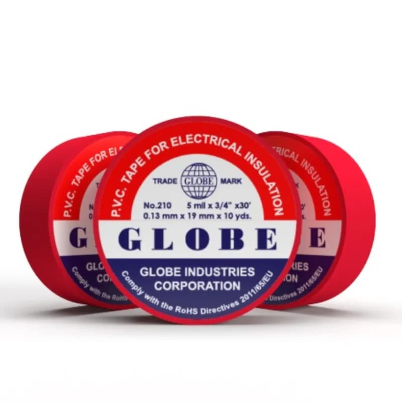 GLOBE Elektrik Bantı Kırmızı