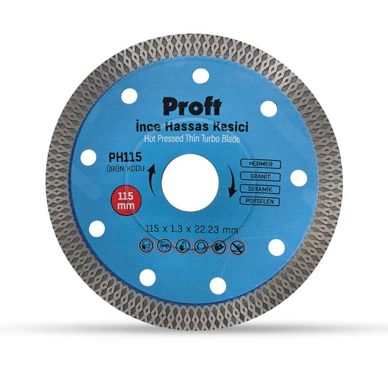 Proft İnce Hassas Kesme Mavi 115x1.3x22 (PH115)