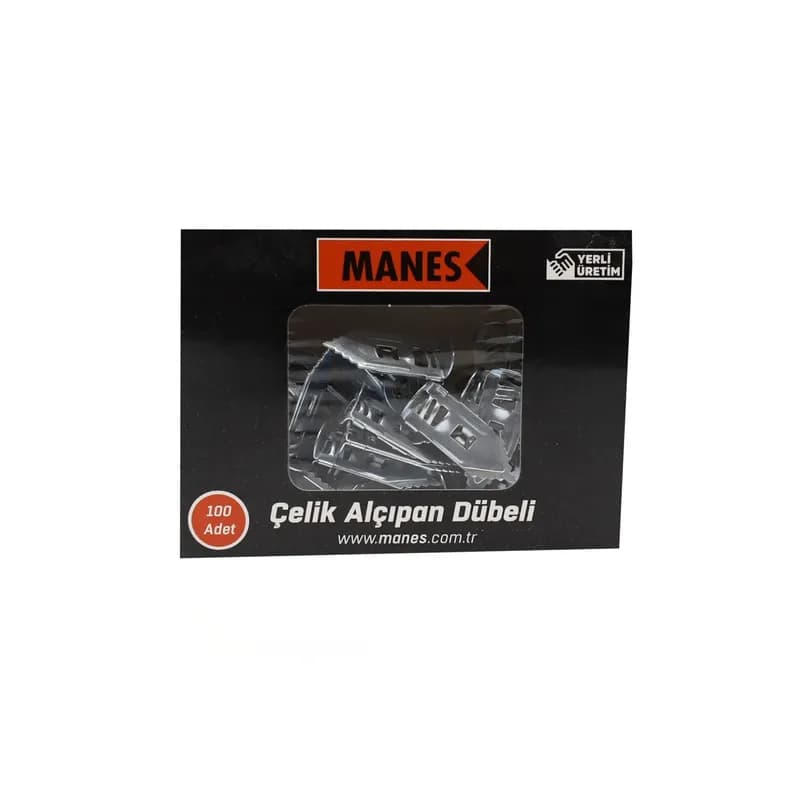 MANES Çelik Alçıpan Dubeli Kısa (100 adet)