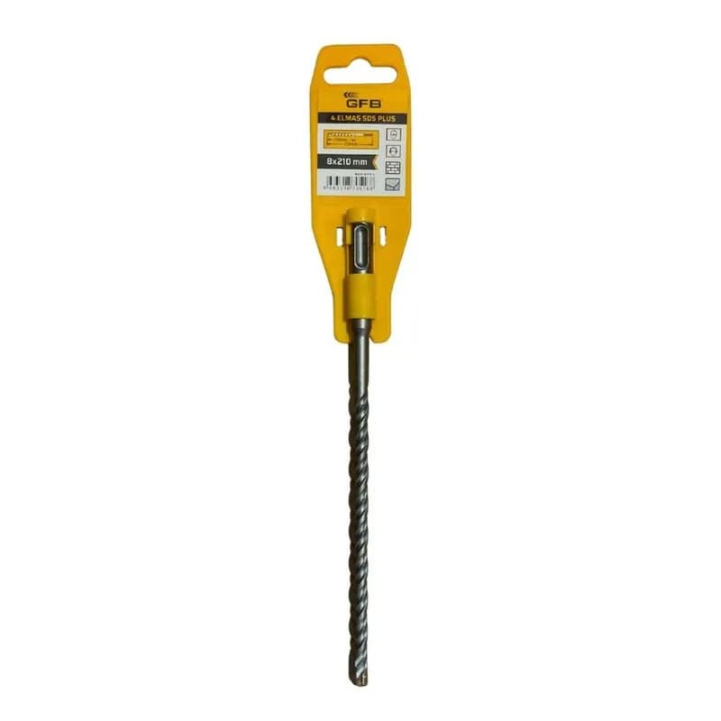 GFB 4 Elmaslı SDS Plus Matkap Ucu 8x210 mm 2083