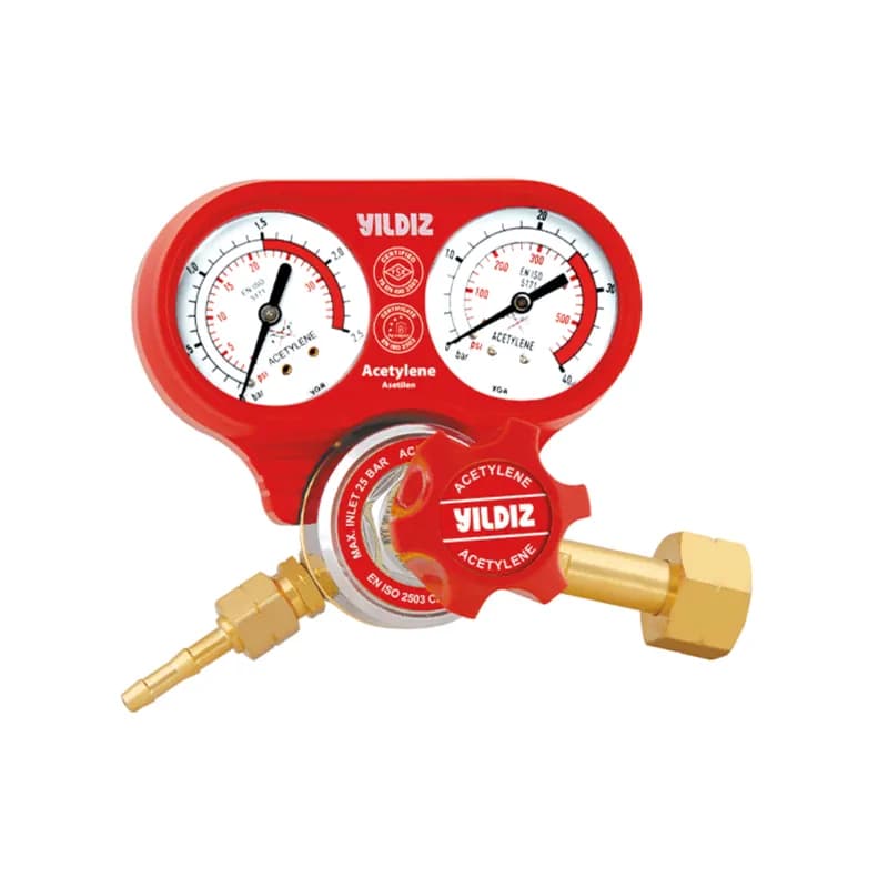 YILDIZGAZ 5411S Asetilen Basınç Düşürücü 0.10 bar
