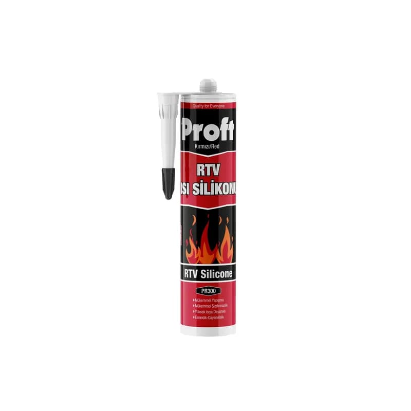 PROFT Isı Silikonu Kırmızı (PR300) 310 ml