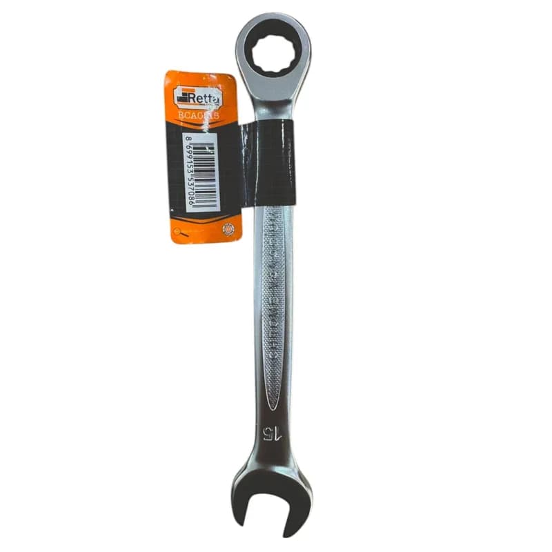 Retta RCA0515 Cırcırlı Kombine Anahtar 15 mm
