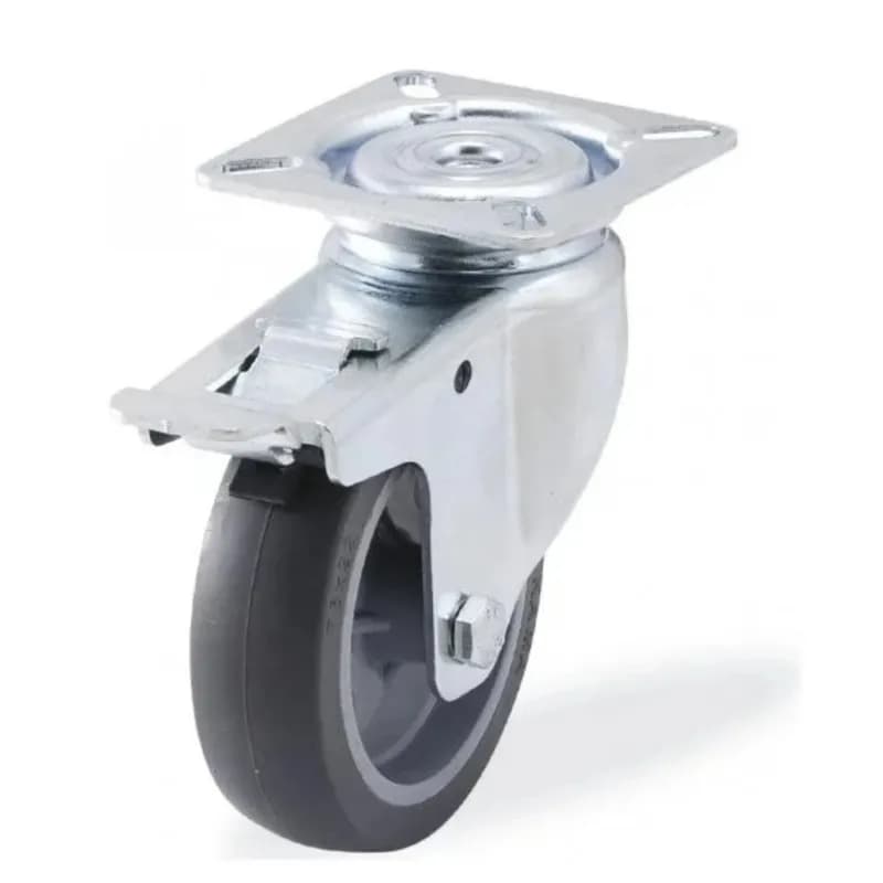 KAMA Servis Tekeri Gri Fren. Döner 75 mm (MTB075F)