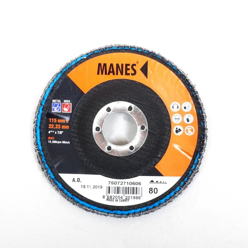 MANES Flap Disk Zımpara A.O.115X22 P80