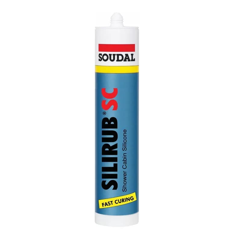 Soudal Shower Enclosure Silicone 280 ml Clear