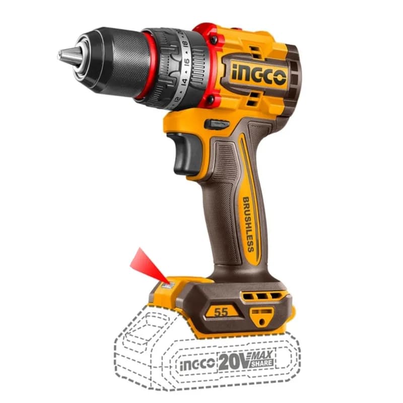 İNGCO CIDLI20558E Akülü Darbeli Vidalama 20 V