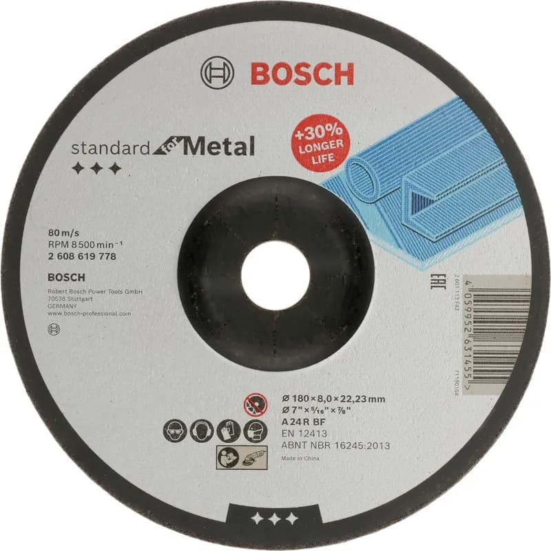 Bosch Grinding Disc 180x8 2608619778
