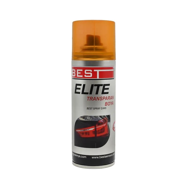 BEST Elite Transparan Far Boyası 200 ml Turuncu