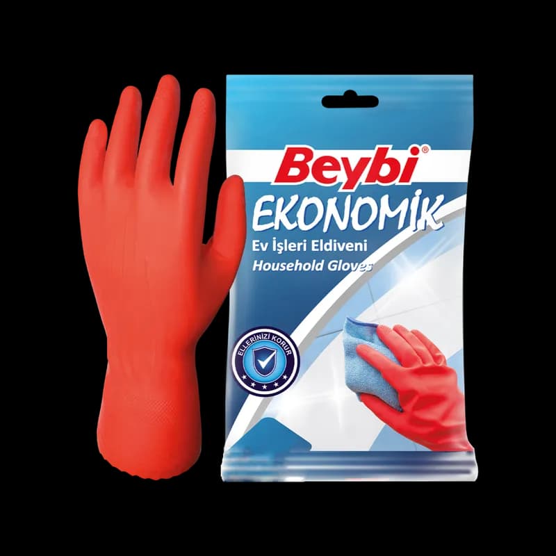 BEYBİ Eko Lastik Eldiven No: 10-10.5