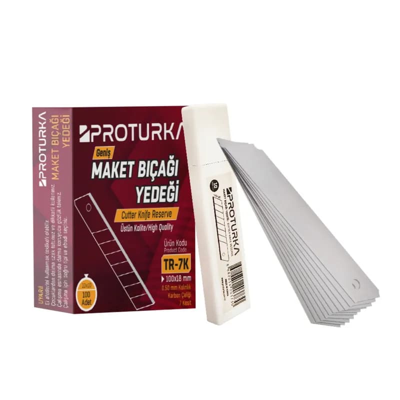 Proturka Maket Bıçağı Yedeği (TR-7K) 0.5 MMX18 mm