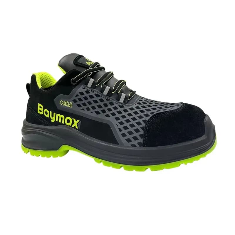 BAYMAX BX-12 S1 Çelik Burunlu Ayakkabı Yeşil NO:44