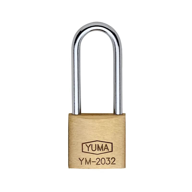 YUMA Pirinç Asma Kilit Uzun 32 mm YM-2032 l
