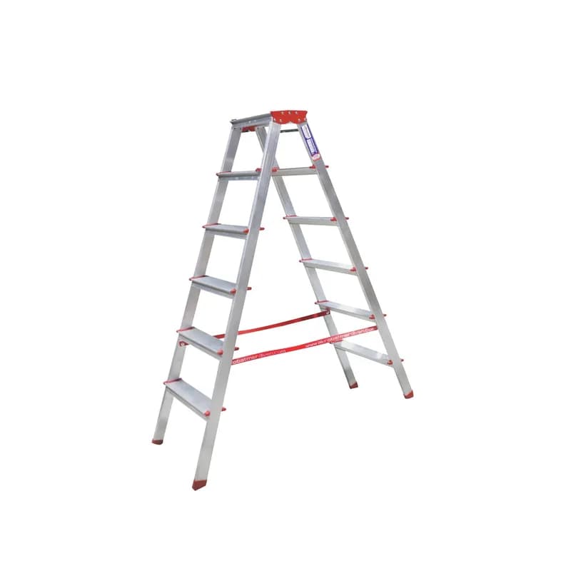 AKROBAT Alüminyum Çift Çıkışlı Merdiven 6 Lı