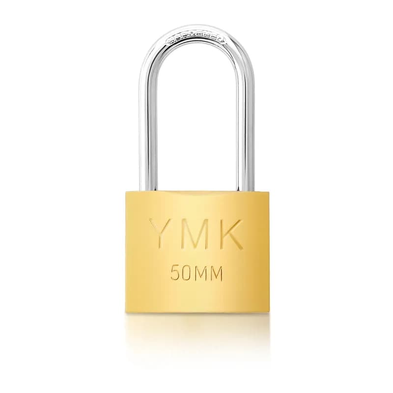 YMK Asma Kilit Sarı Uzun 50 mm YMK-1250BL
