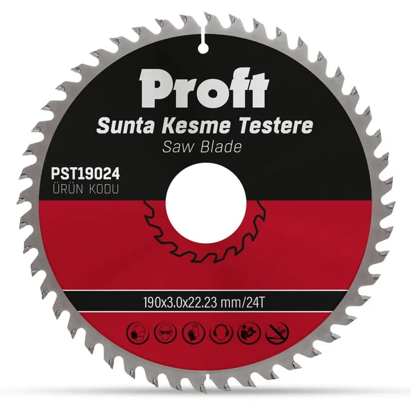 Proft Sunta Kesme Testere 190x3.0 (PST19024) 24T