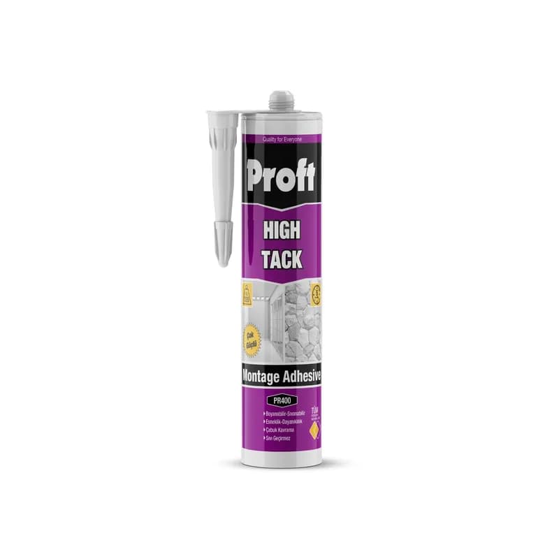 PROFT Hıgh Tack Korniş Yapıştırıcı (PR400) 290 ml