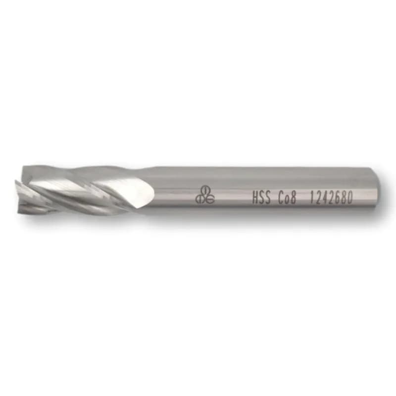 MTE HSSE Parmak Freze Kısa DIN844 12 mm 276181200