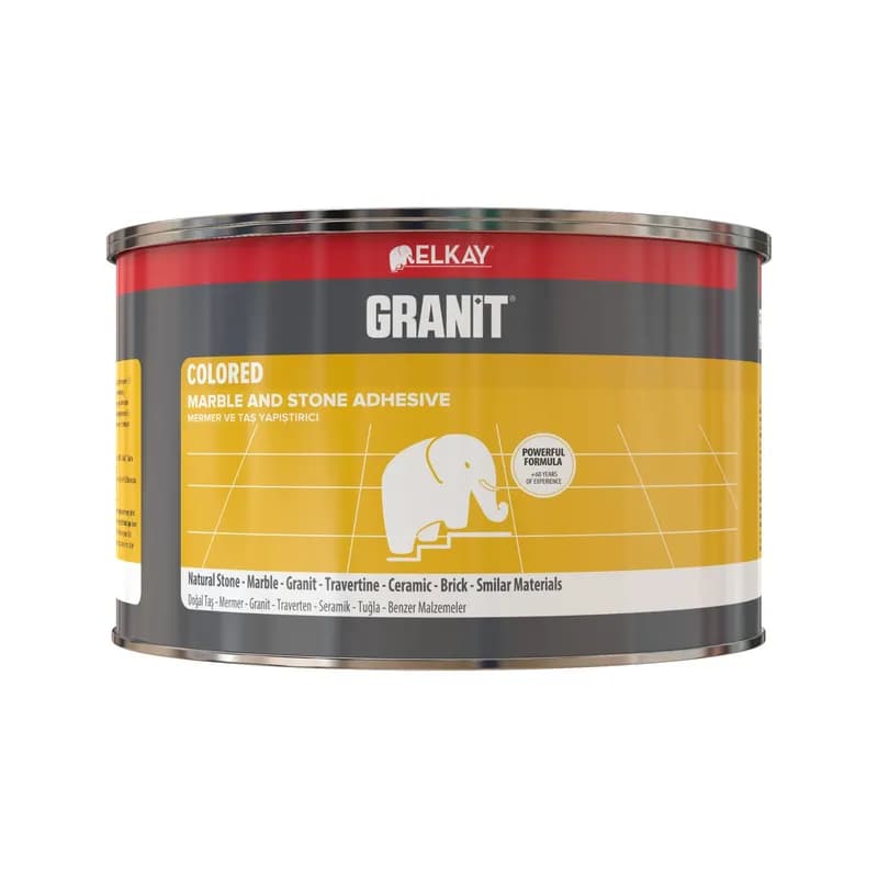Elkay Granit Mermer Yapıştırıcı EB25 500 gr Bej