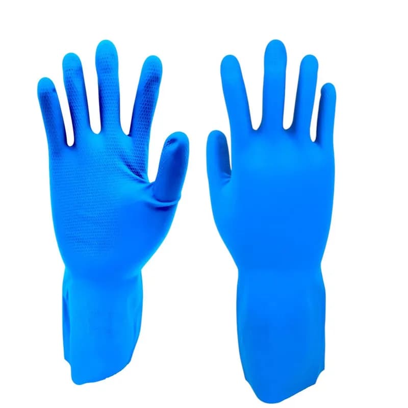 Master Force 1.KALİTE Lastik Eldiven Mavi NO:9-9.5