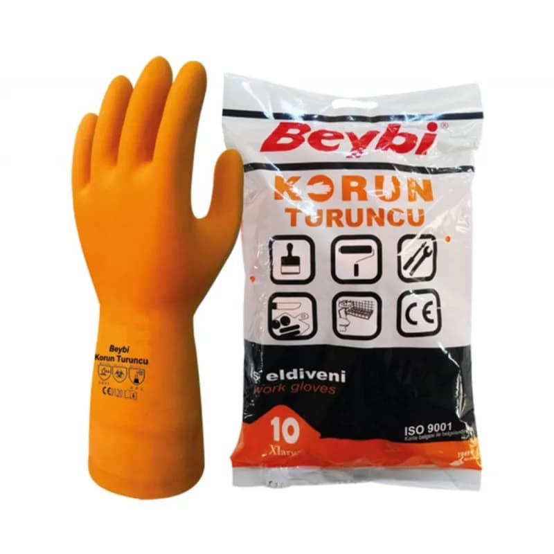 BEYBİ Korun Turuncu Eldiven No: 10