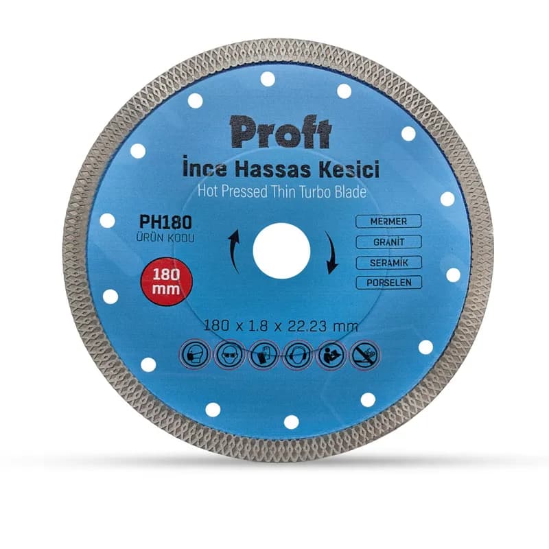 Proft İnce Hassas Kesme Mavi 180x1.8x22 (PH180)