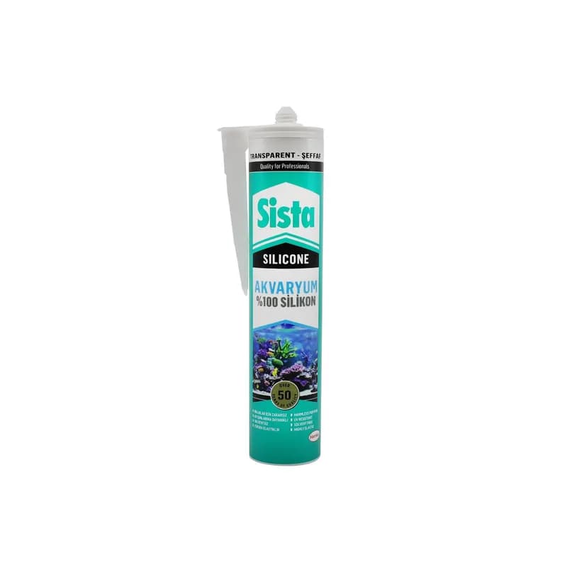 Sista Akvaryum Silikonu Şeffaf 280 ml
