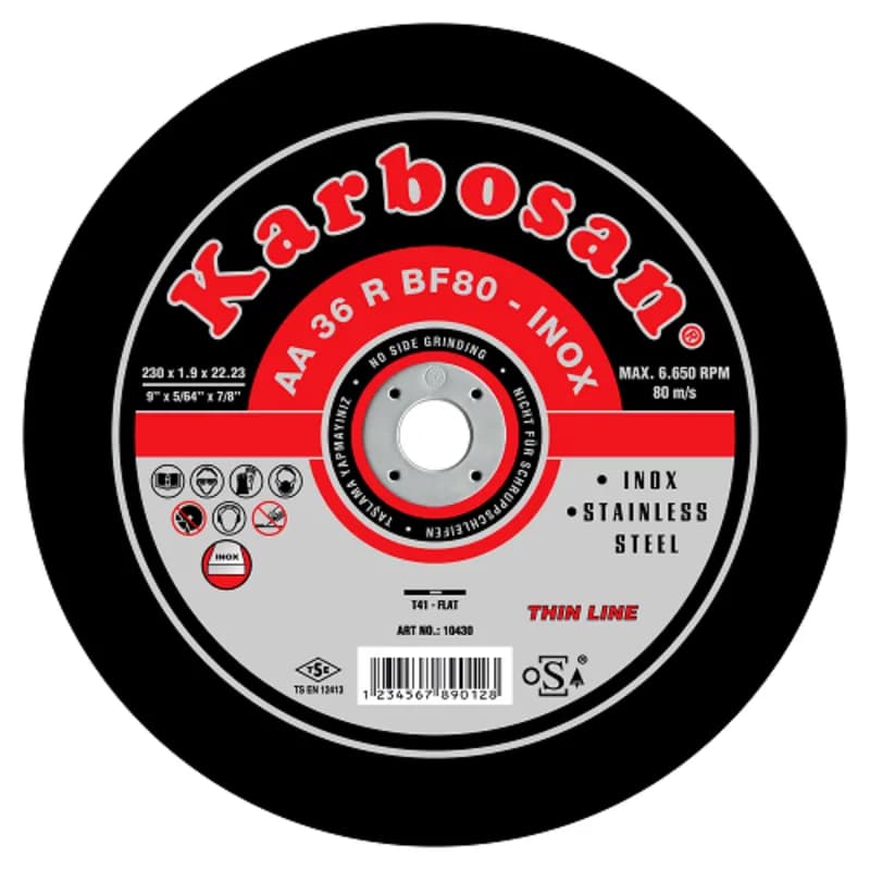 KARBOSAN İnox Thınlıne Kesici 230x1.9x22 (910430)