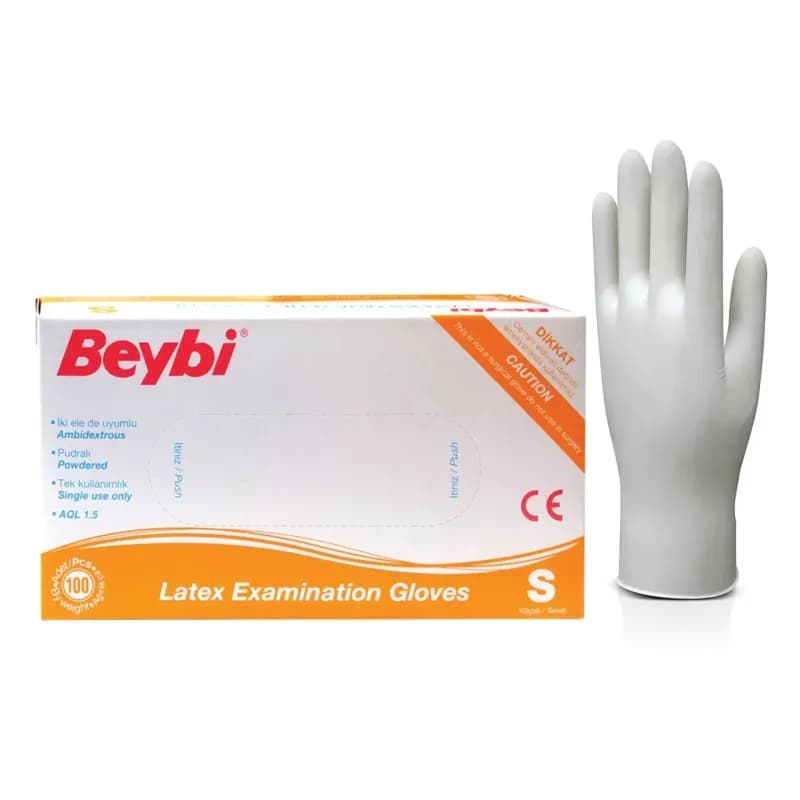 BEYBİ Pudralı Muayene Eldiveni S