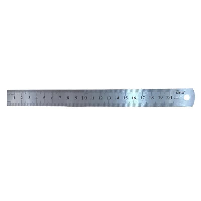 GFB Paslanmaz Çelik Cetvel 200 mm KOD:1443