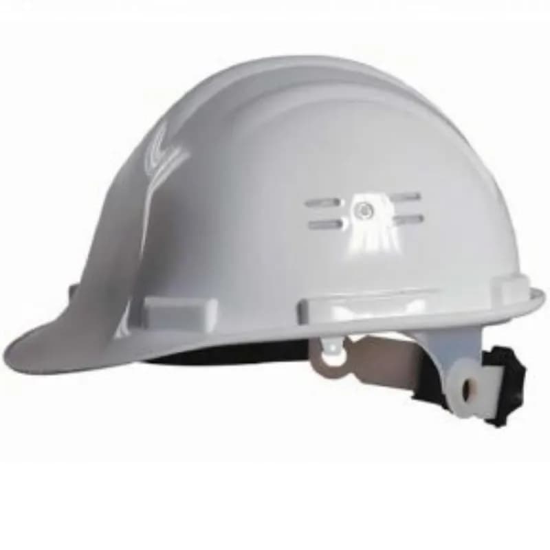 Kulaklık Takılabilir Baret Beyaz