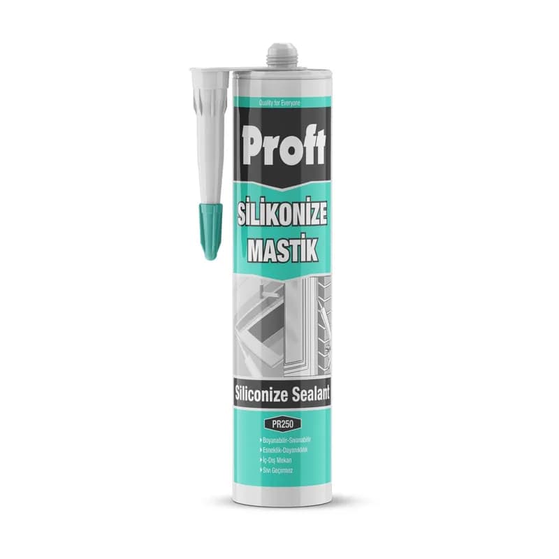 PROFT Silikonize Mastik 450 gr (PR250) Altınmeşe