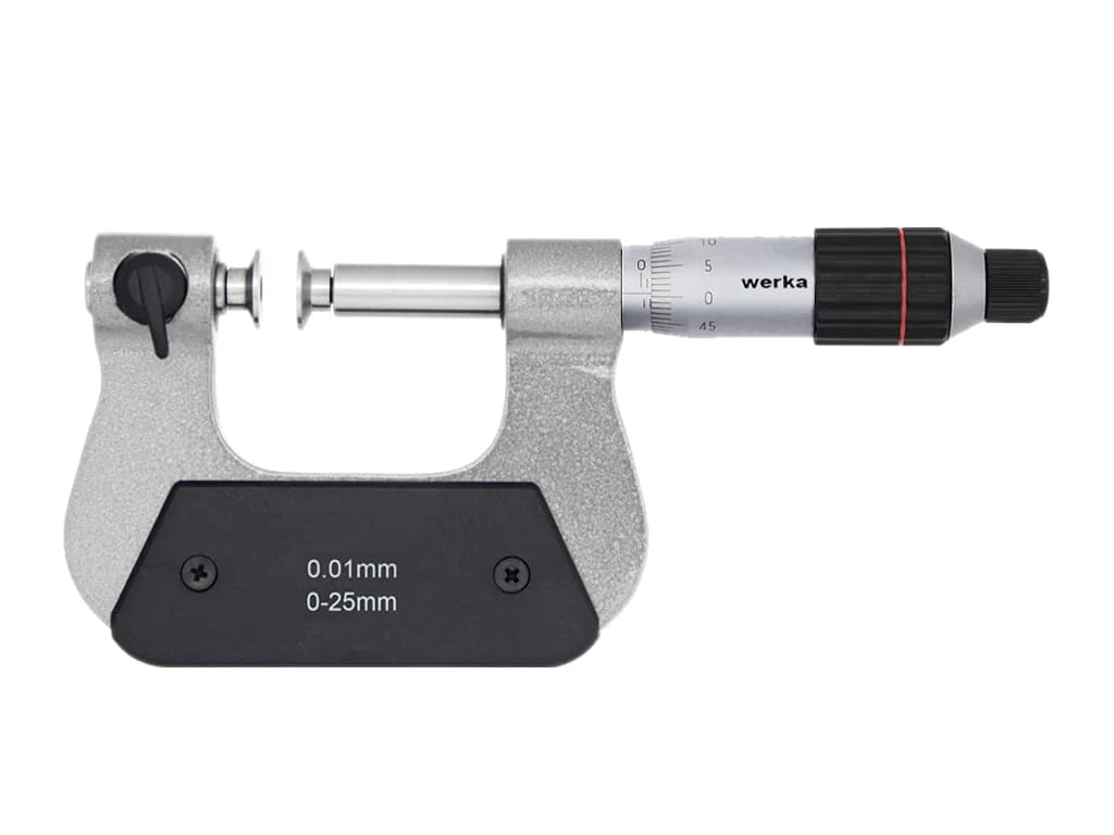 Werka Micrometers with Interchangeable Anvils