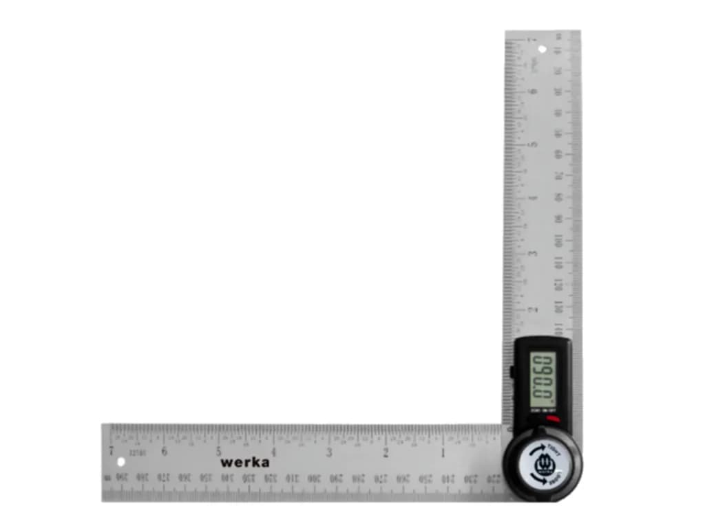 Werka Digital Protractor 200 mm W6104-200D